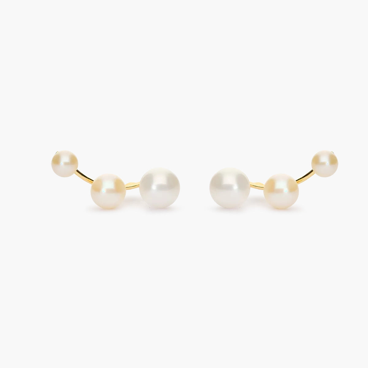Pendientes de oro 18K con perlas 21 mm