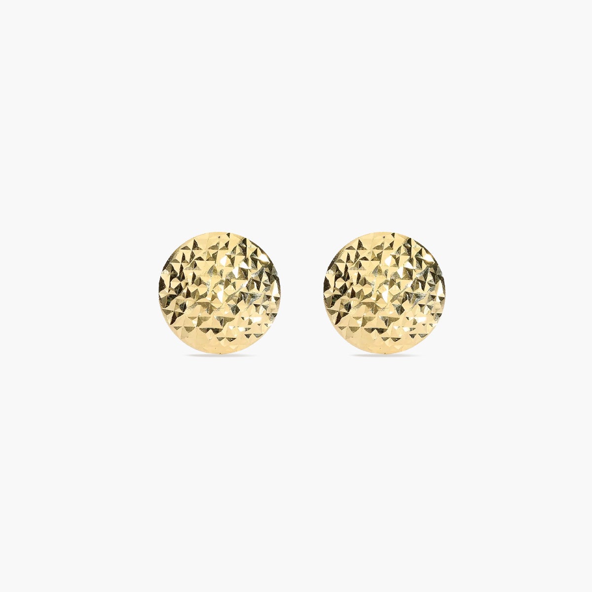 Pendientes redondos de oro 18K 11 mm