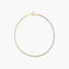 Pulsera de oro 18K eslabón ancla 19 cm