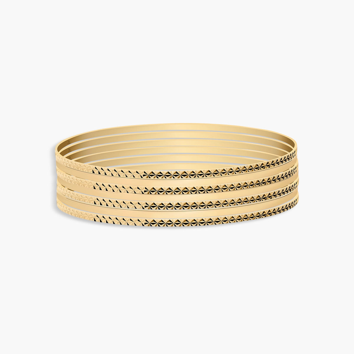 Pulsera rígida de oro 18K SETE ESCRAVAS