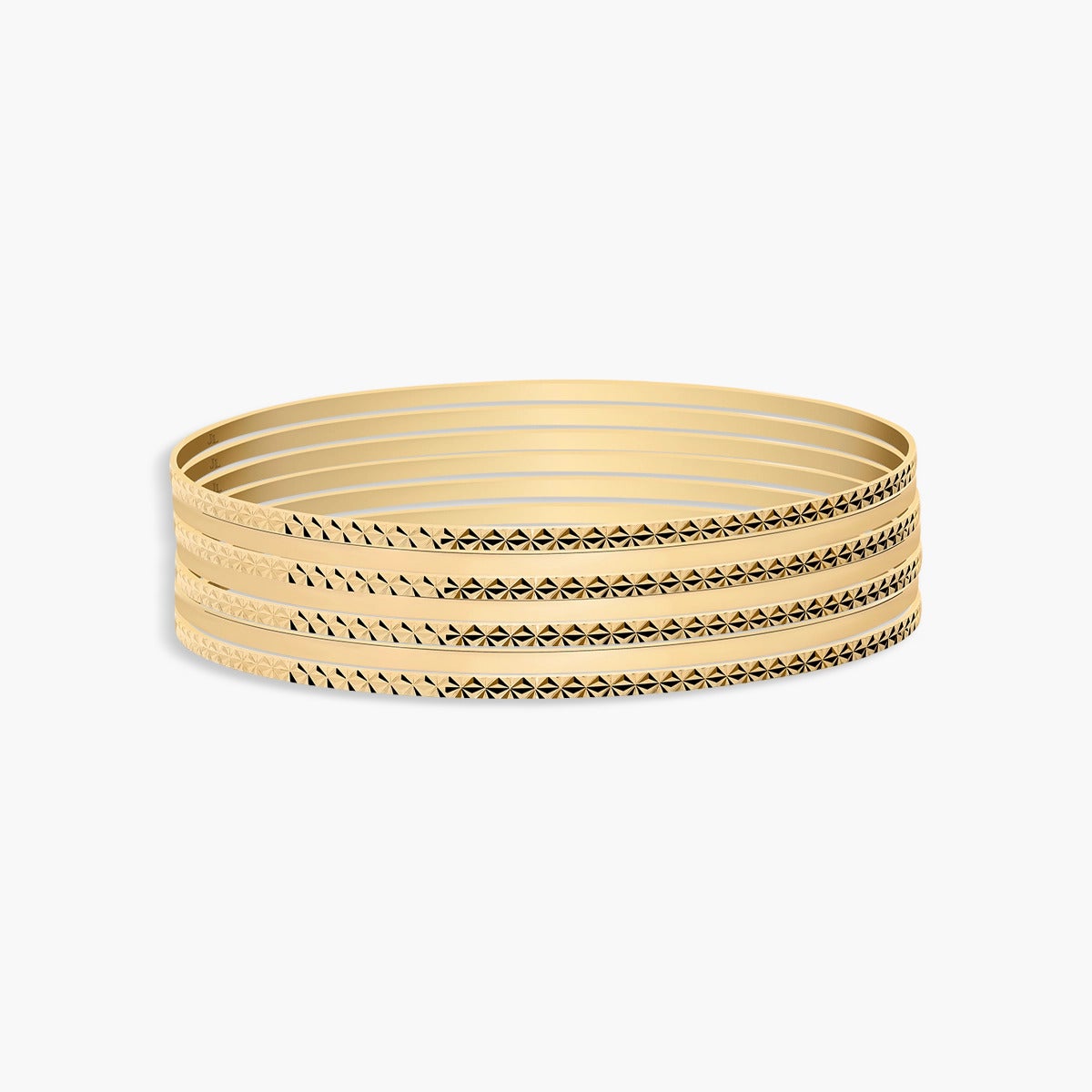 Pulsera rígida de oro 18K SETE ESCRAVAS