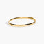 Pulsera rígida oval de oro 18K 50x60 mm
