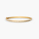 Pulsera rígida de oro bicolor 18K 50x60 mm MONTE CARLO