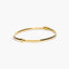 Pulsera rígida oval de oro 18K 50x60 mm
