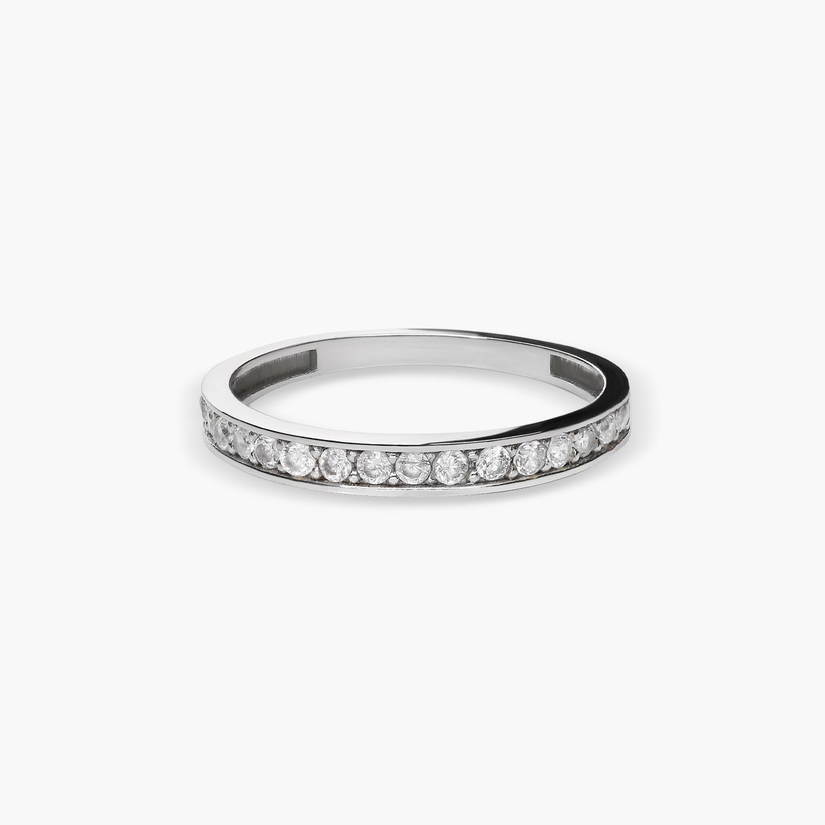 Anillo de oro blanco 18K 