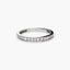Anillo de oro blanco 18K 