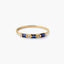 Anillo de oro 18K zafiro