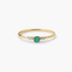 Anillo de oro 18K esmeralda