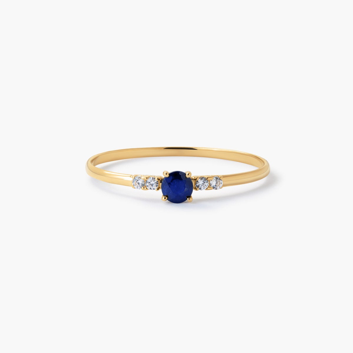 Anillo de oro 18K zafiro NIGHTFALL
