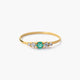 Anillo de oro 18K esmeralda