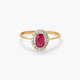 Anillo de oro 18K