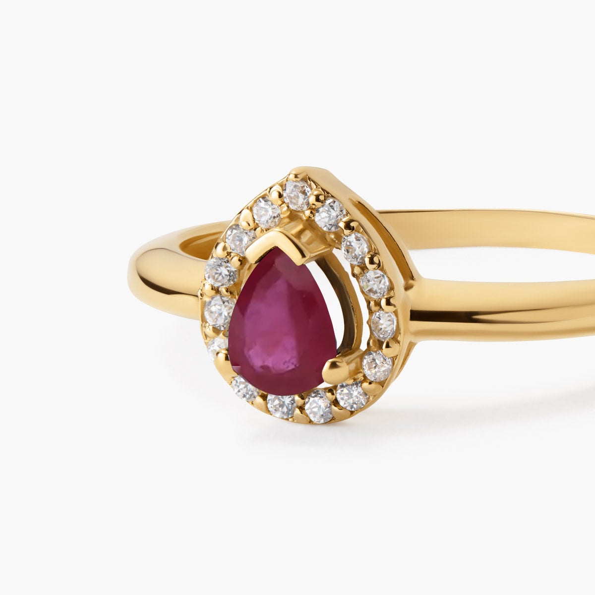 Anillo de oro 18K TEAR
