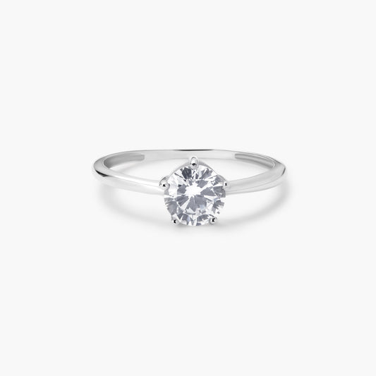Anillo de oro blanco 18K PLANET