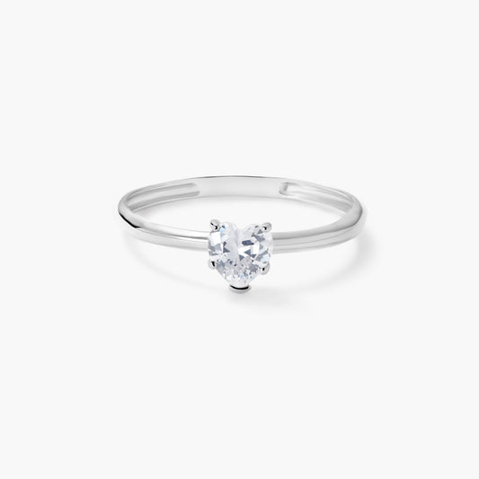 Anillo de oro blanco 18K EMOTION