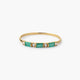 Anillo de oro 18K esmeralda