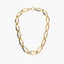 Gargantilla de oro 18K 48 cm eslabón oval