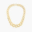 Gargantilla de oro 18K 45 cm eslabón oval