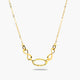 Gargantilla de oro 18K 45 cm anillas