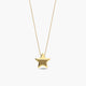 Collar estrella de oro 18K 10 mm