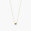 Collar corazón de oro 18K 6 mm