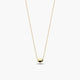 Collar corazón de oro 18K 6 mm