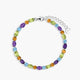 Pulsera de plata 1ª ley citrino, amatista, topacio y peridoto 18-20 cm PRISM