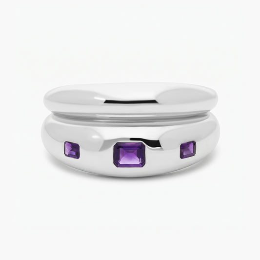 Pulsera rígida plata primera ley