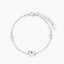 Pulsera de plata 1ª ley cirocnitas rosa unicornio 14-16 cm