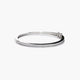 Pulsera rígida de plata 1ª ley circonitas bagué 50x60 mm