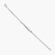 Pulsera esclava de plata 1ª ley con chapa lisa 16 cm