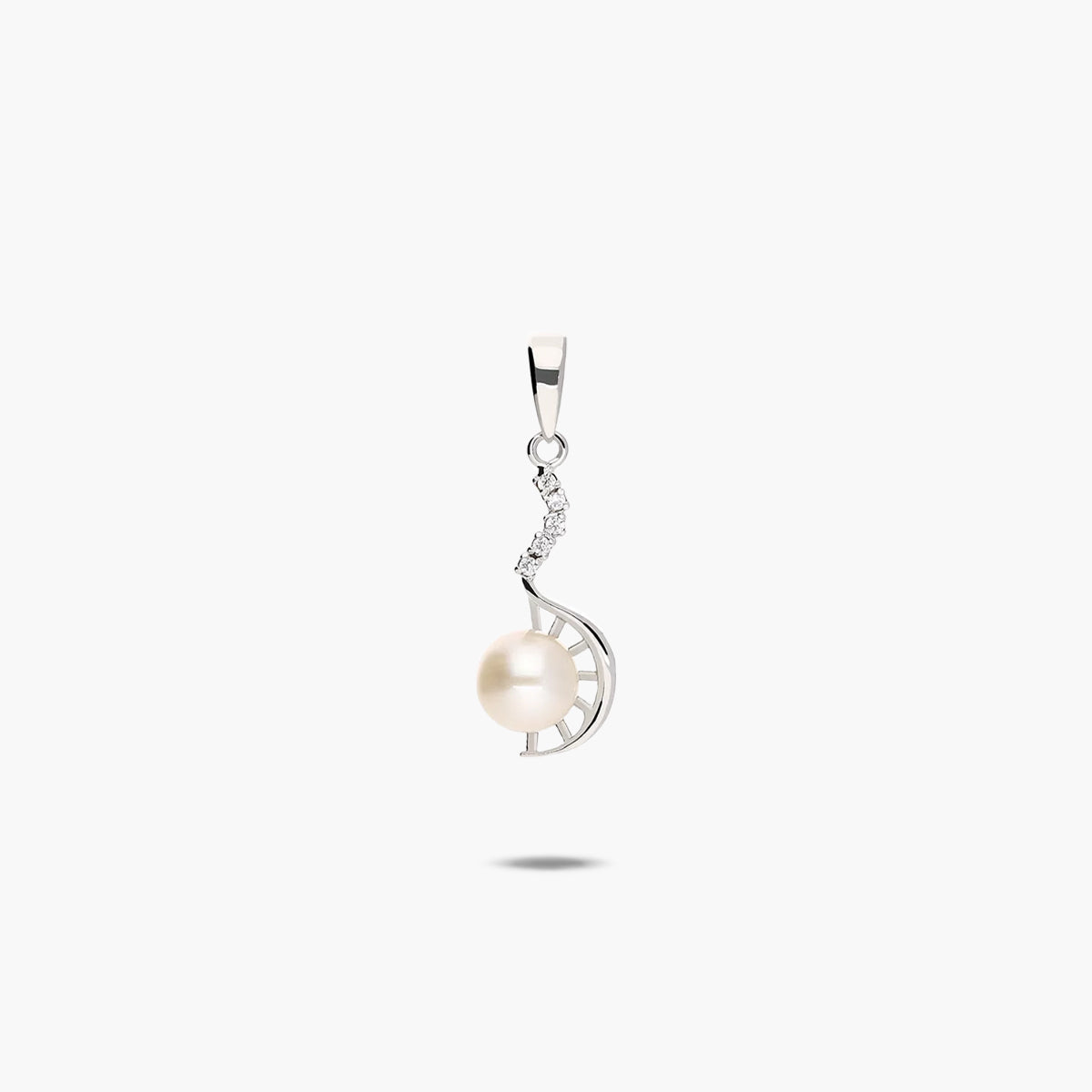 Colgante de oro blanco 18K 22 cm