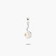Colgante de oro blanco 18K 22 cm