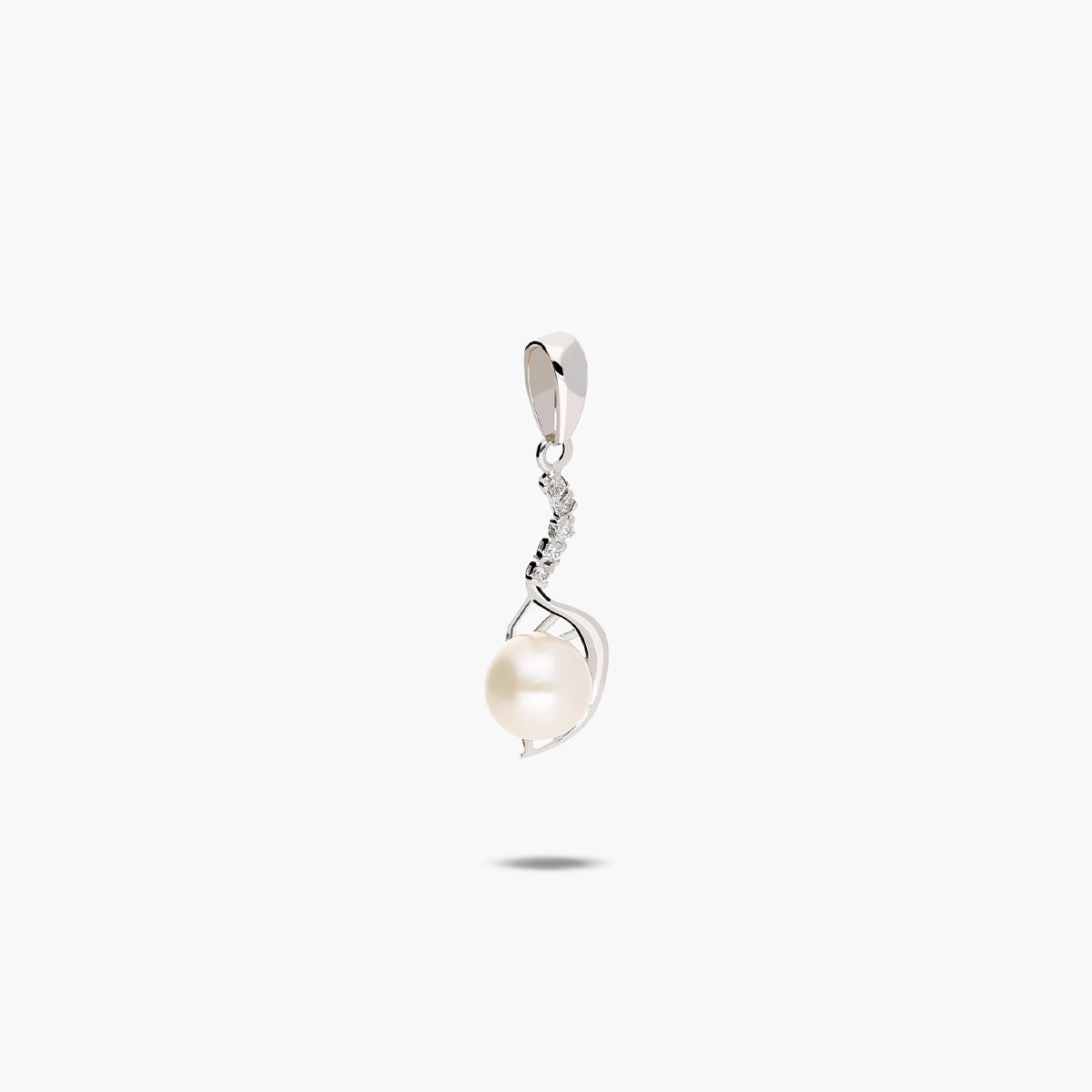 Colgante de oro blanco 18K 22 cm