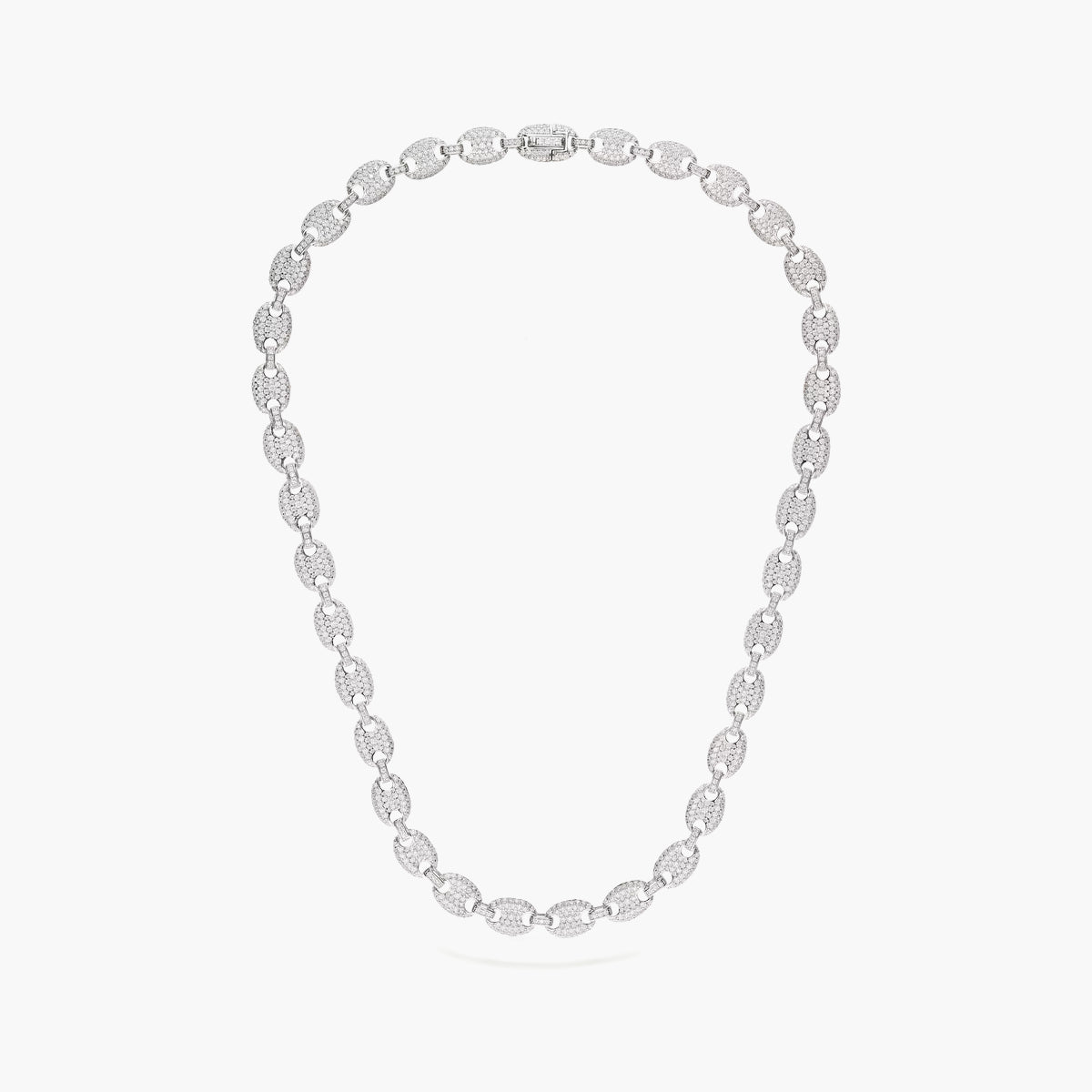 Gargantilla de plata 1ª ley 45 cm eslabón