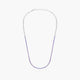 Gargantilla de plata 1ª ley circonitas violeta 40-45 cm RAINBOW TENNIS
