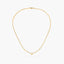 Gargantilla diamante natural 0.07 ct. oro 18 quilates