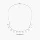 Gargantilla de oro blanco 18K diamante natural 1.30 ct. 42 cm INFINITY TWIRL