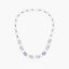 Collar de oro blanco 18K diamante natural 0.58 ct. 42 cm MIRAGE