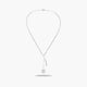 Gargantilla de oro blanco 18K diamante natural 1.23 ct. 40 cm DYNASTY