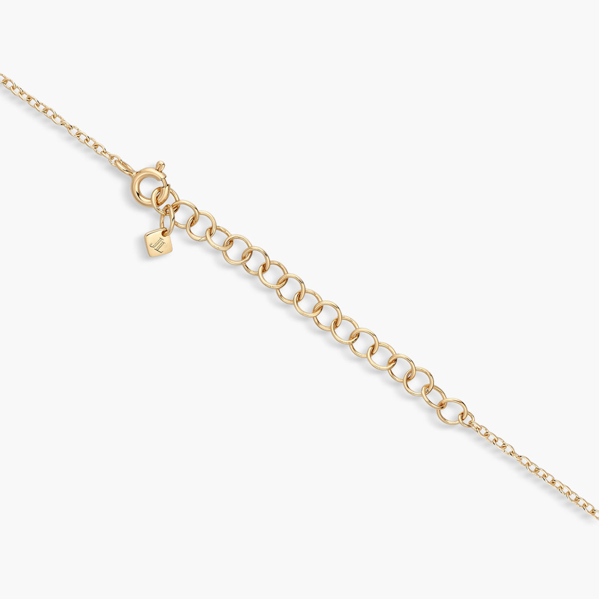 Collar de plata 1ª ley con baño de oro 18K topacio blanco 4 mm WHISPERS