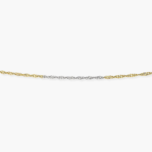 Cadena de oro 18K 40 cm