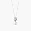 Collar caballito de mar de plata 1ª ley circonitas 17 mm