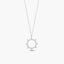 Collar sol de plata 1ª ley circonitas 17 mm