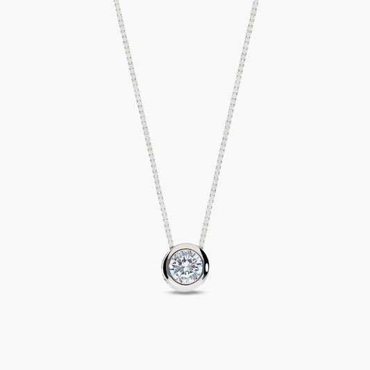Collar de plata 1ª ley circonitas 7 mm