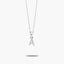 Collar de plata 1ª ley circonitas A SAY MY NAME