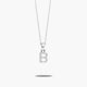 Collar de plata 1ª ley circonitas B SAY MY NAME