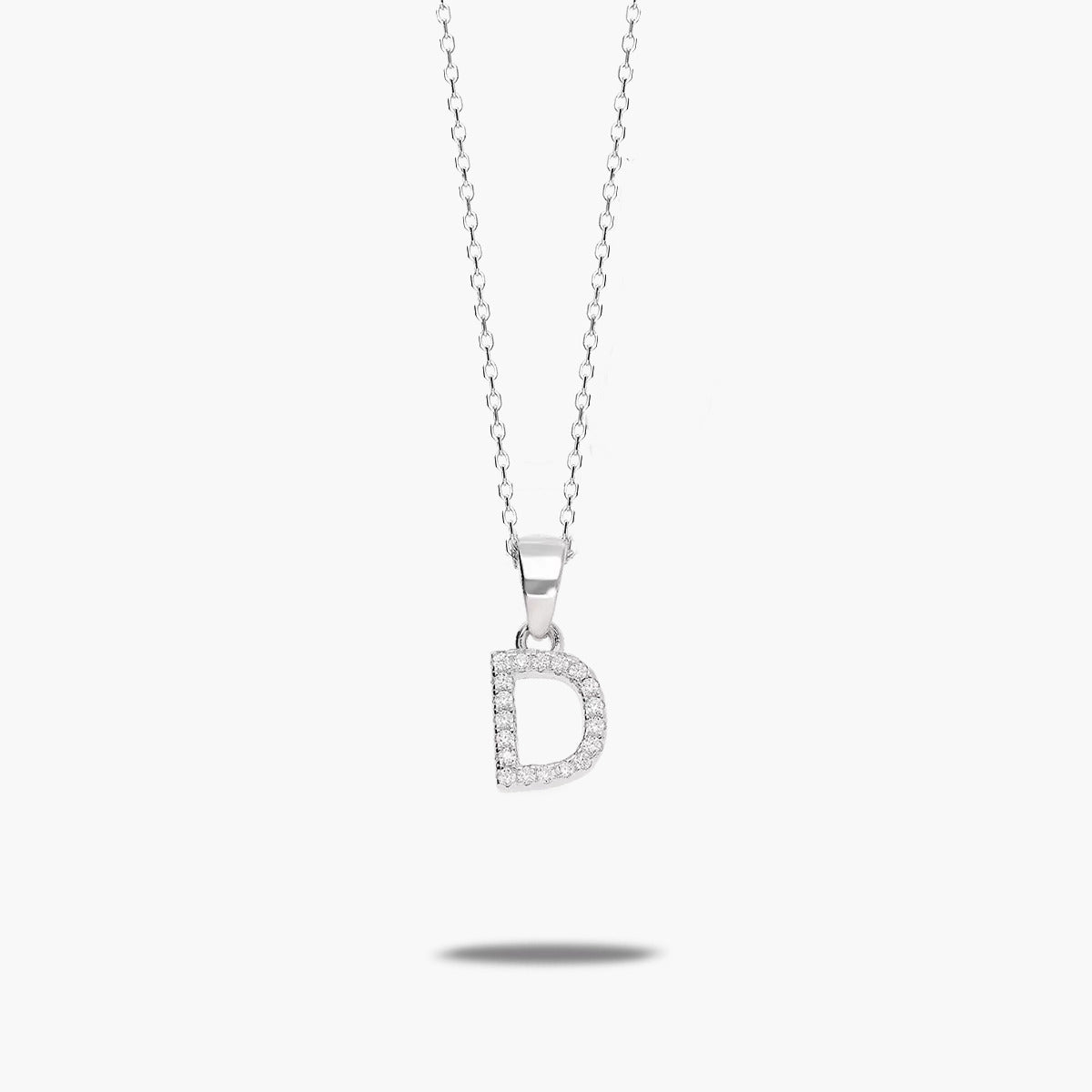 Collar de plata 1ª ley circonitas D SAY MY NAME
