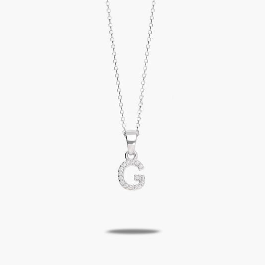 Collar de plata 1ª ley circonitas G SAY MY NAME