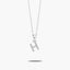 Collar de plata 1ª ley circonitas H SAY MY NAME