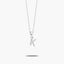 Collar de plata 1ª ley circonitas K SAY MY NAME